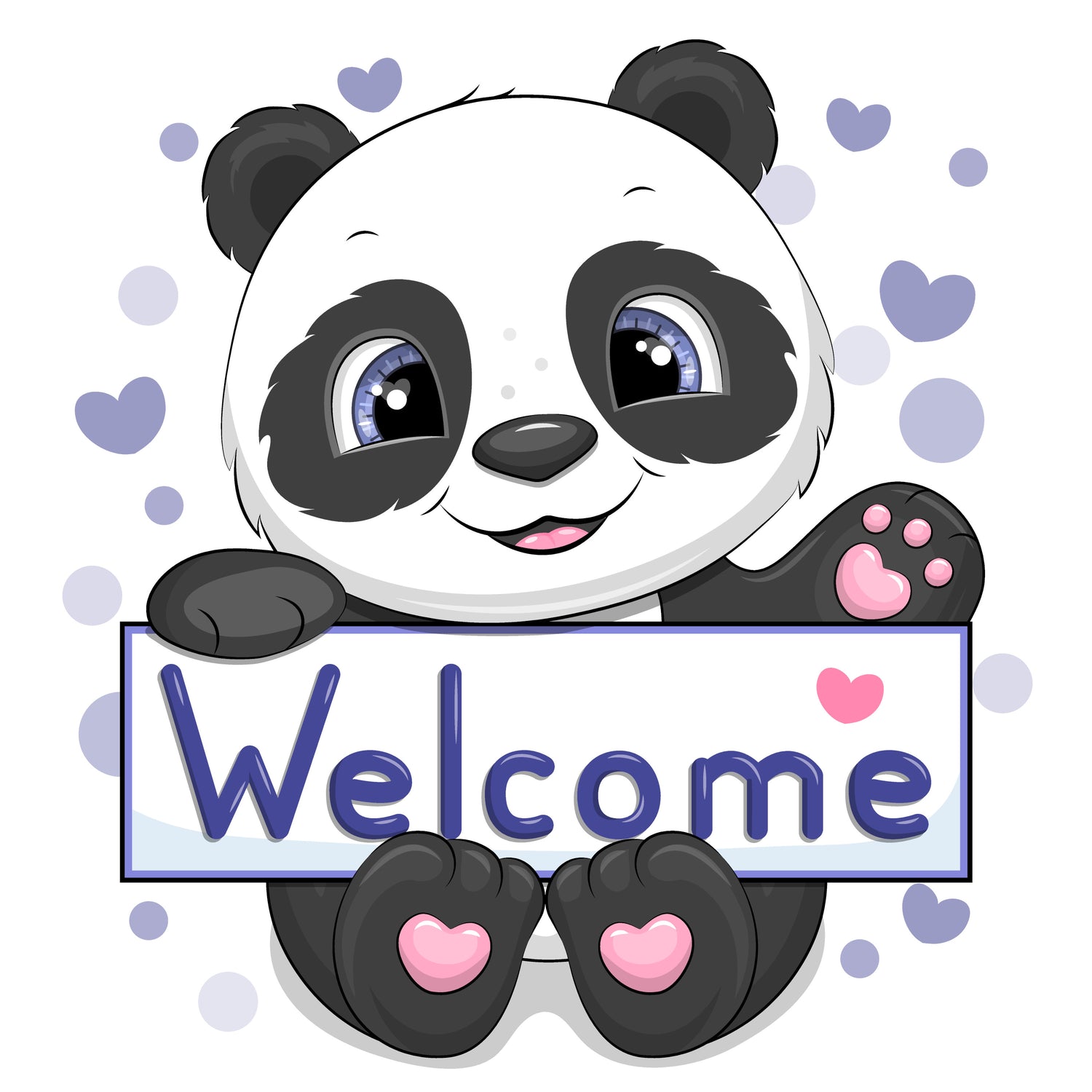 Panda vítá návštěvníky eshopu pandoo