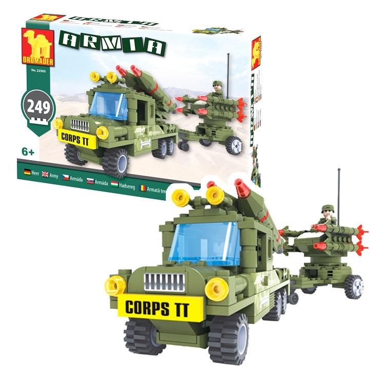 Vojenské auto s raketami | Lego Dromader | stavebnice - Pandoo