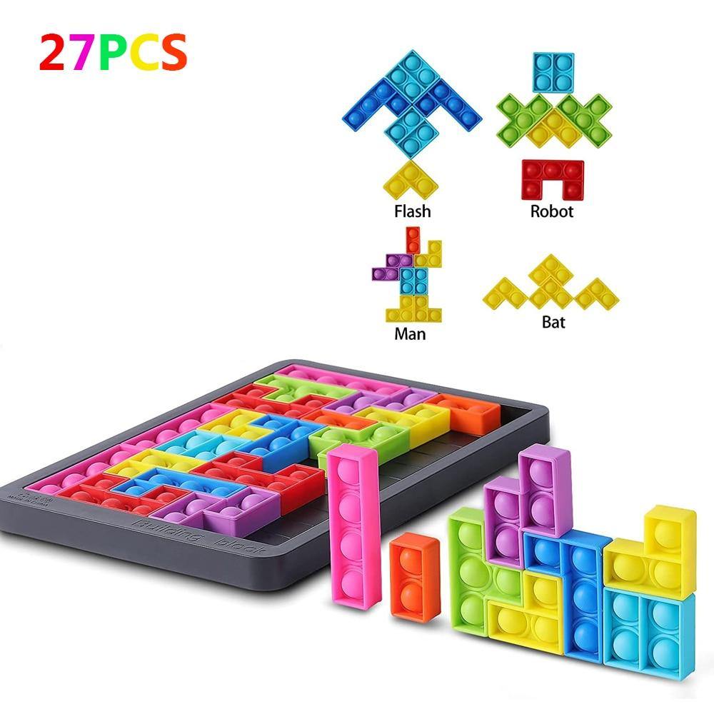 Hra Tetris Fidget toy Pop it - Pandoo.cz